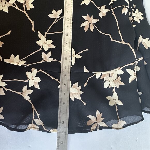 CJ Banks Skirt Womens 1X Reversible Floral‎ Dark Cottagecore Fairy Boho - Picture 9 of 12